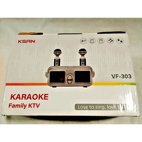 Karaoke Machine for Kids & Adults - KSAN VF-303 KARAOKE MACHINE FAMILY KTV - Picture 6 of 9